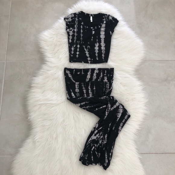 Tie Dye Maxi Skirt & Crop Top, size Small - Picture 6 of 7